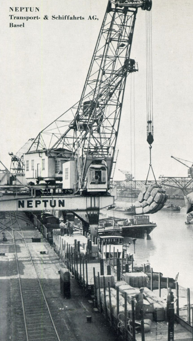 Neptun facilities in Basel port where our family business in Switzerland began in 1920.
